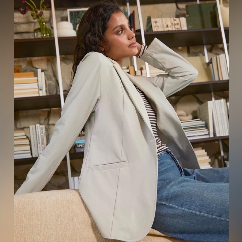 Splendid Vegan Leather Blazer